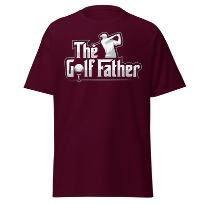 The Golf Father T-Shirt - Funny Golfer Gift for Dad - Maroon - T-Shirts Online