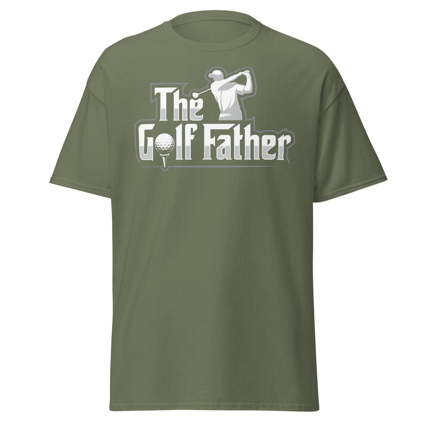 The Golf Father T-Shirt - Funny Golfer Gift for Dad - Military Green - T-Shirts Online