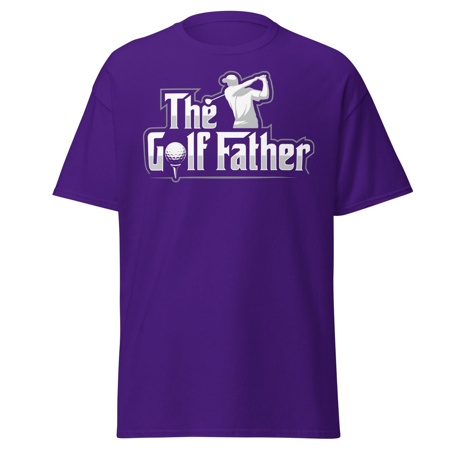 The Golf Father T-Shirt - Funny Golfer Gift for Dad - Purple - T-Shirts Online