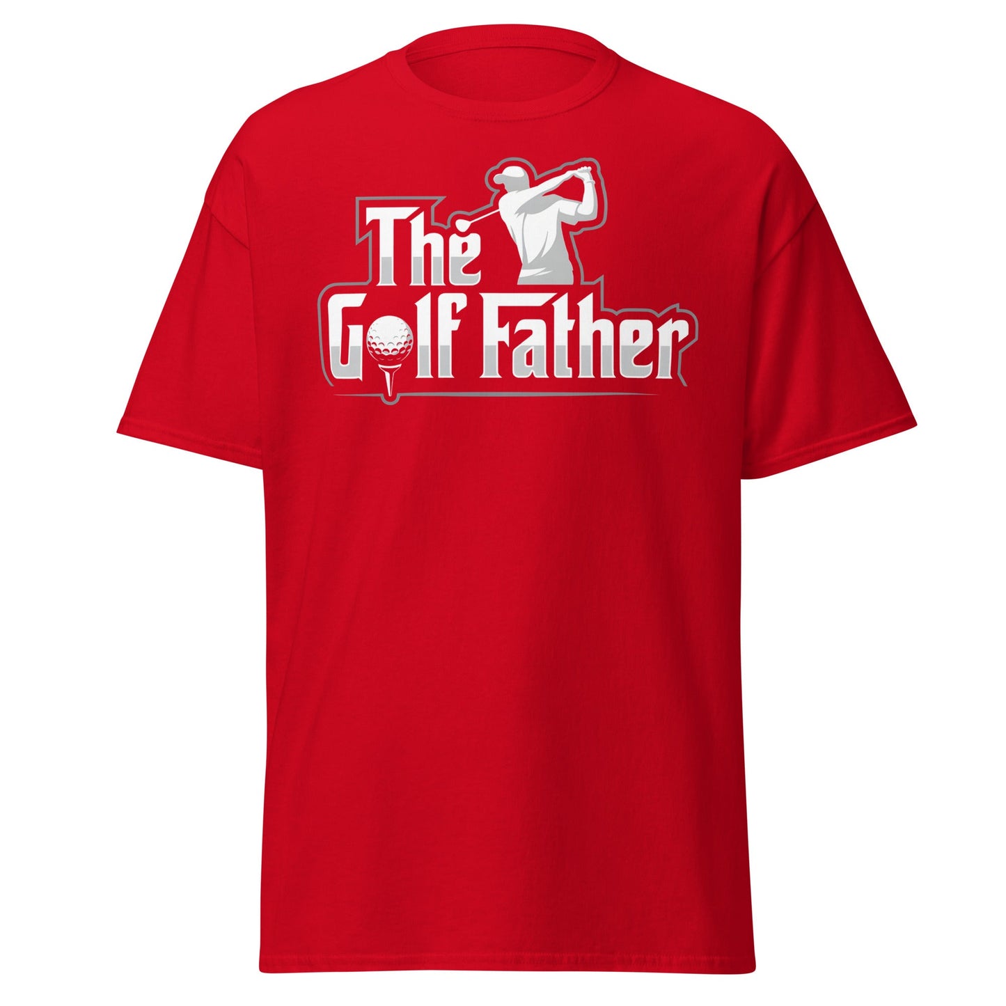 The Golf Father T-Shirt - Funny Golfer Gift for Dad - Red - T-Shirts Online