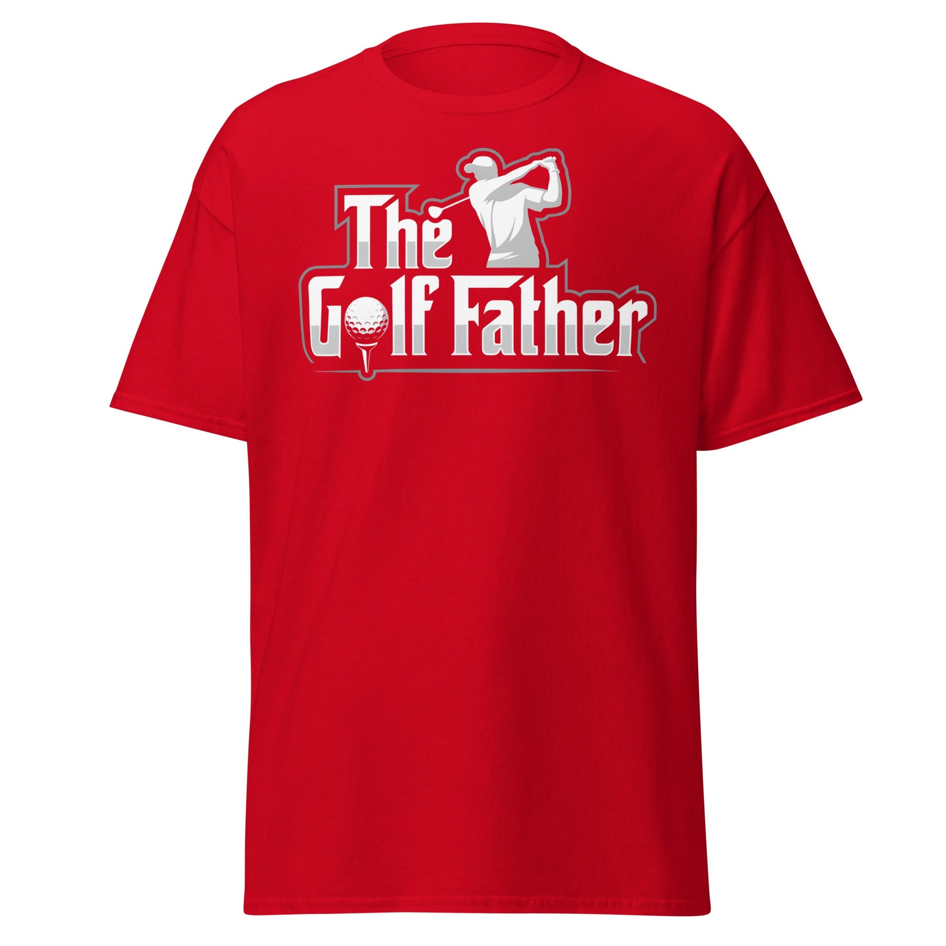 The Golf Father T-Shirt - Funny Golfer Gift for Dad - Red - T-Shirts Online