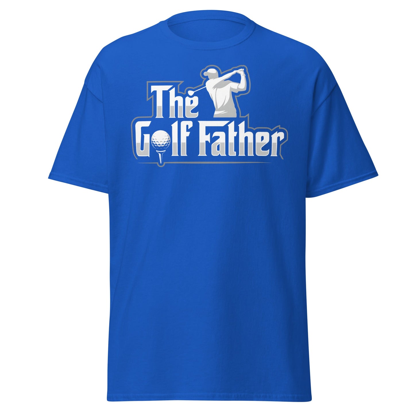 The Golf Father T-Shirt - Funny Golfer Gift for Dad - Royal - T-Shirts Online