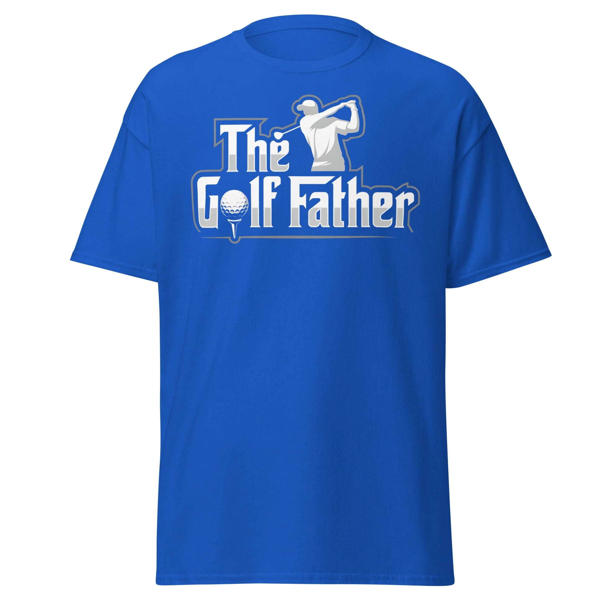 The Golf Father T-Shirt - Funny Golfer Gift for Dad - Royal - T-Shirts Online
