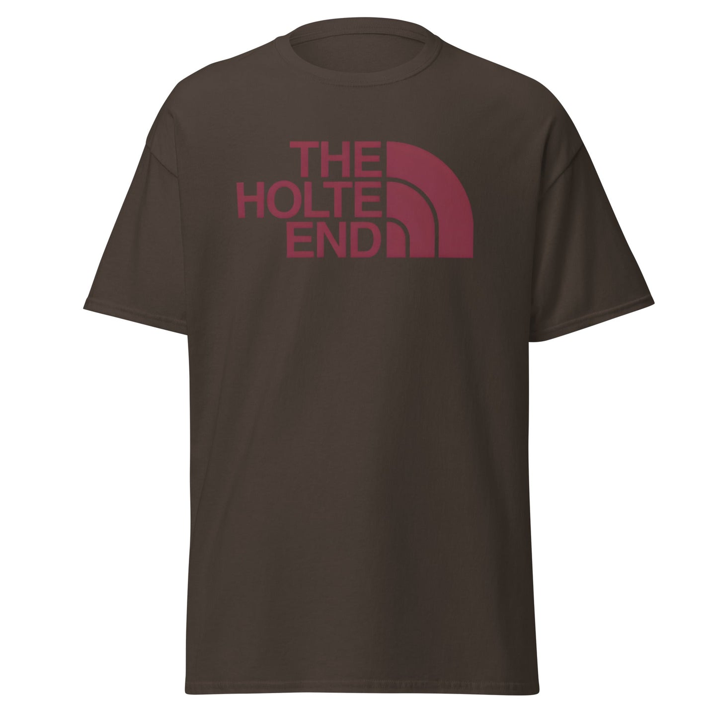 The Holte End Parody T-Shirt | Villa Fan Terrace Wear - Dark Chocolate - T-Shirts Online