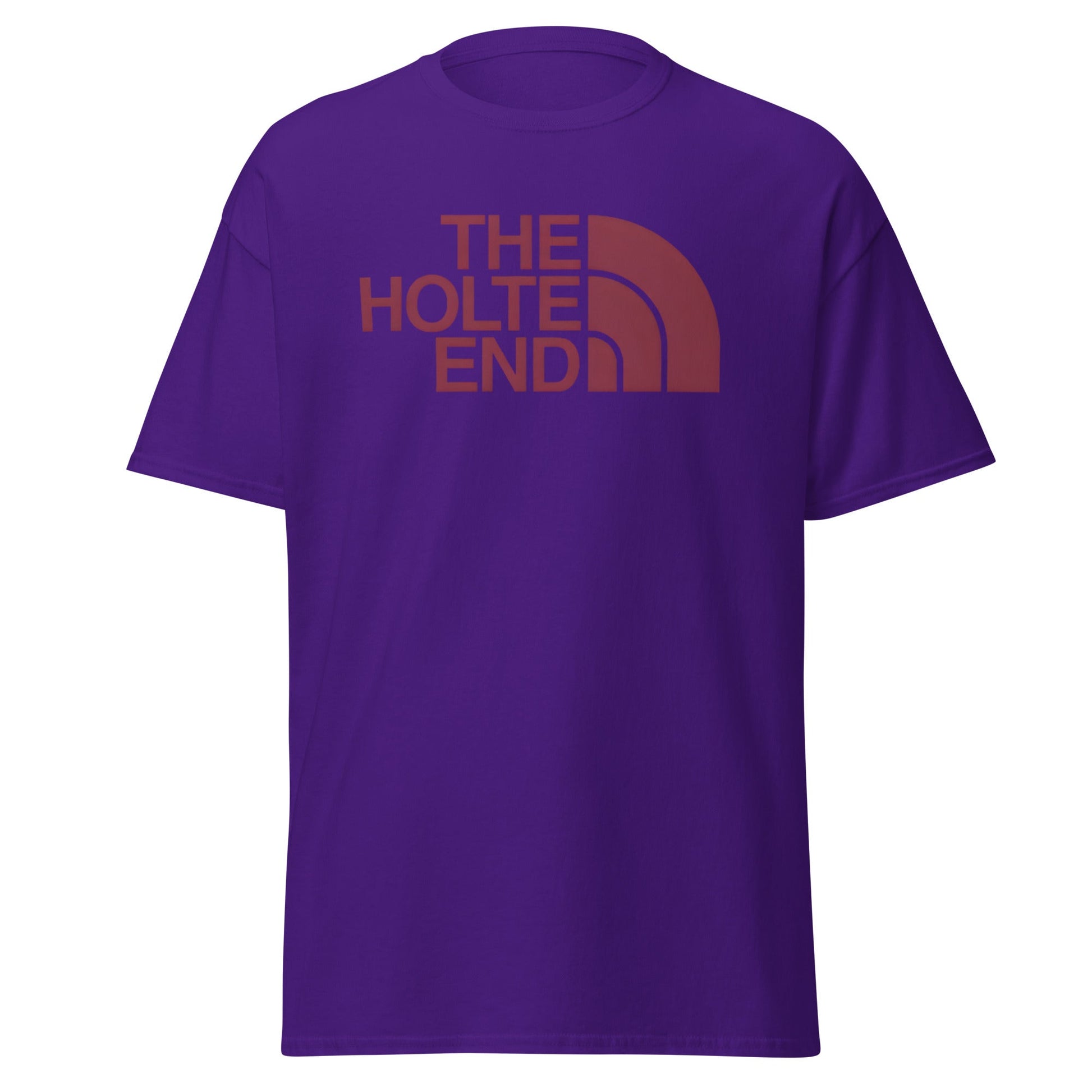 The Holte End Parody T-Shirt | Villa Fan Terrace Wear - Purple - T-Shirts Online