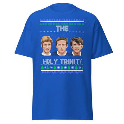 The Holy Trinity Football T-Shirt | Festive Legends Tee - Royal - T-Shirts Online