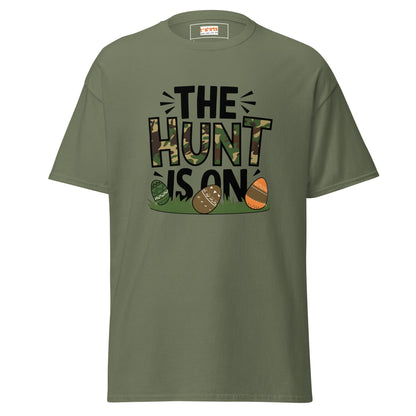 The Hunt is On | Easter T-Shirt - Military Green - T-Shirts Online