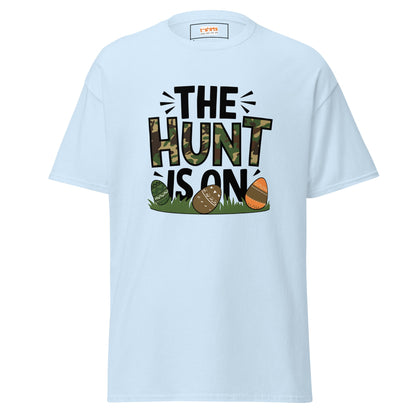 The Hunt is On | Easter T-Shirt - Light Blue - T-Shirts Online