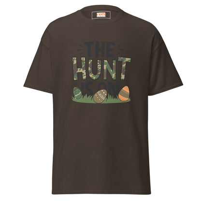 The Hunt is On | Easter T-Shirt - Dark Chocolate - T-Shirts Online