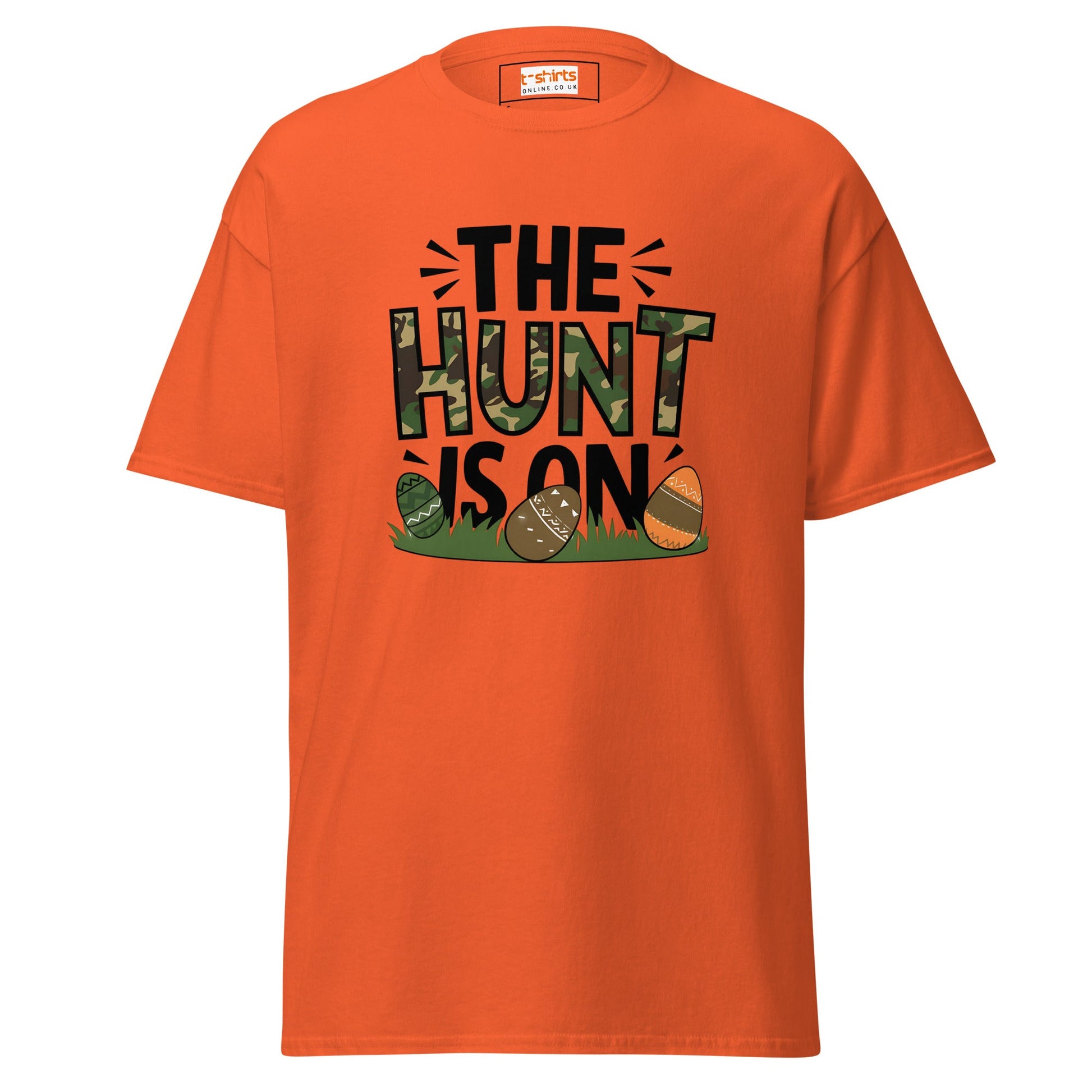 The Hunt is On | Easter T-Shirt - Orange - T-Shirts Online