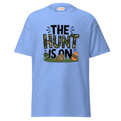 The Hunt is On | Easter T-Shirt - Carolina Blue - T-Shirts Online