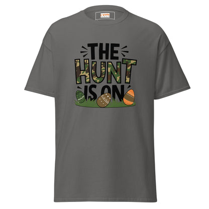 The Hunt is On | Easter T-Shirt - Charcoal - T-Shirts Online