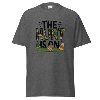 The Hunt is On | Easter T-Shirt - Dark Heather - T-Shirts Online