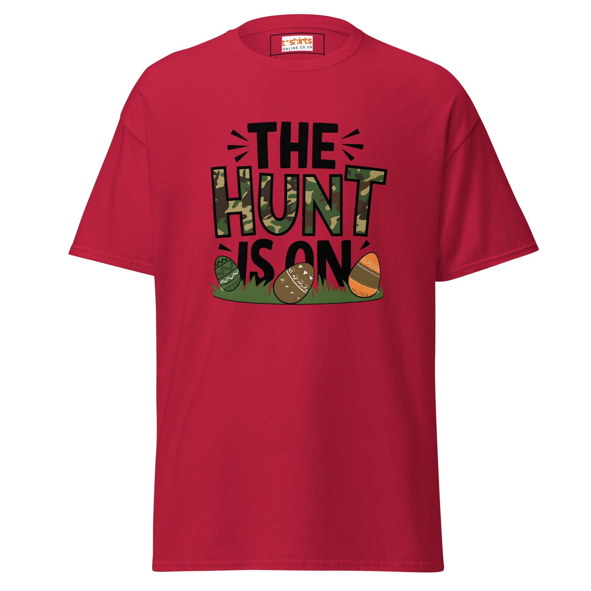 The Hunt is On | Easter T-Shirt - Cardinal - T-Shirts Online