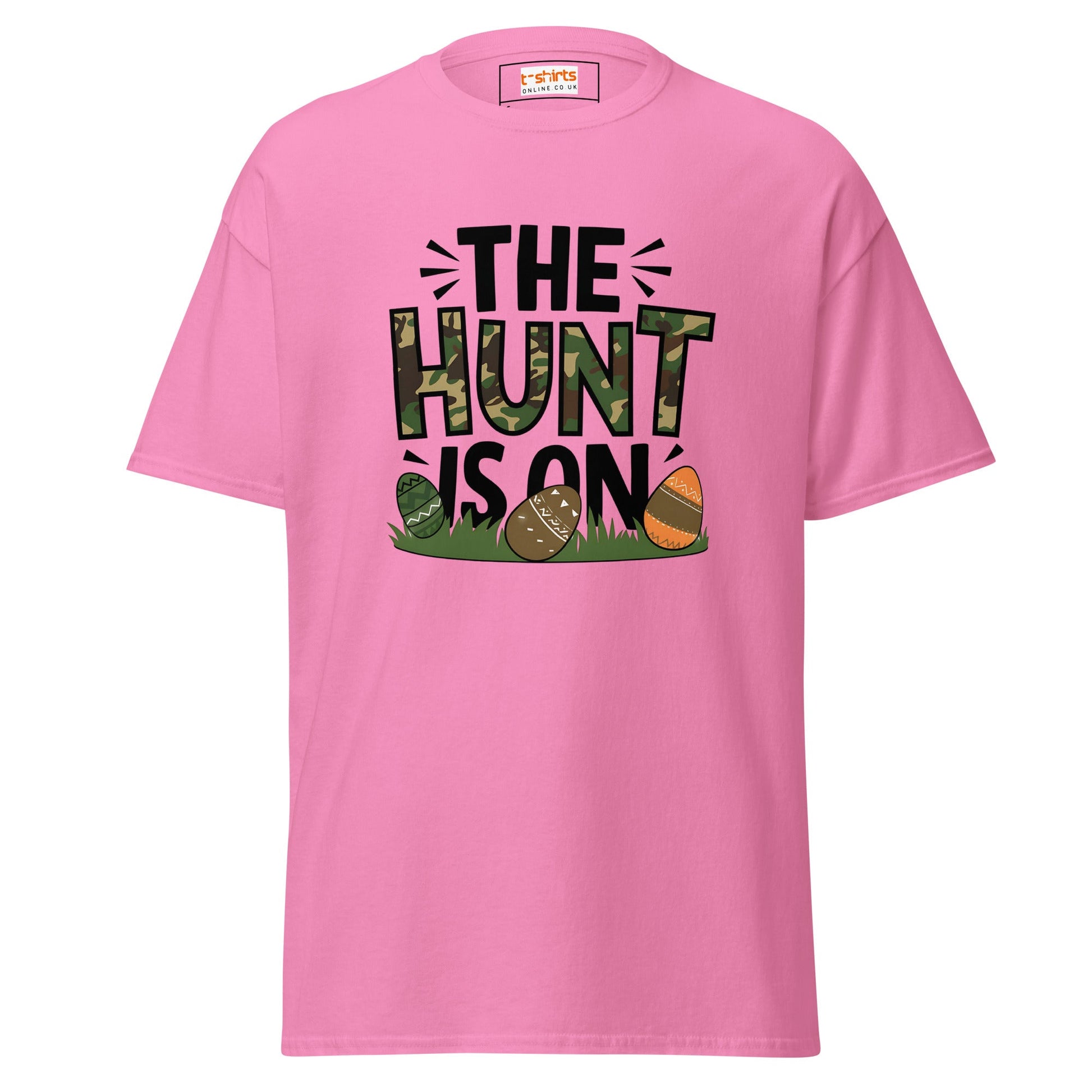 The Hunt is On | Easter T-Shirt - Azalea - T-Shirts Online