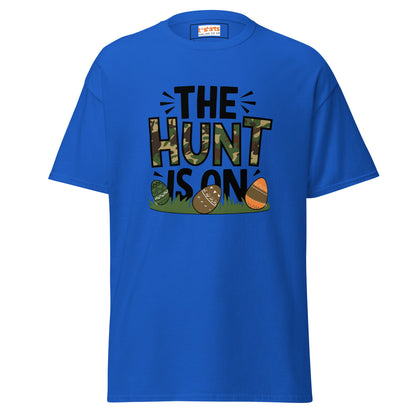 The Hunt is On | Easter T-Shirt - Royal - T-Shirts Online