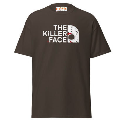 The Killer Face T-Shirt | Horror Parody Tee - Dark Chocolate - T-Shirts Online