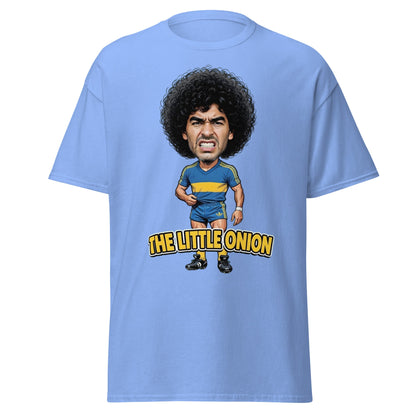 The Little Onion Football Legend Caricature T-Shirt - Carolina Blue - T-Shirts Online
