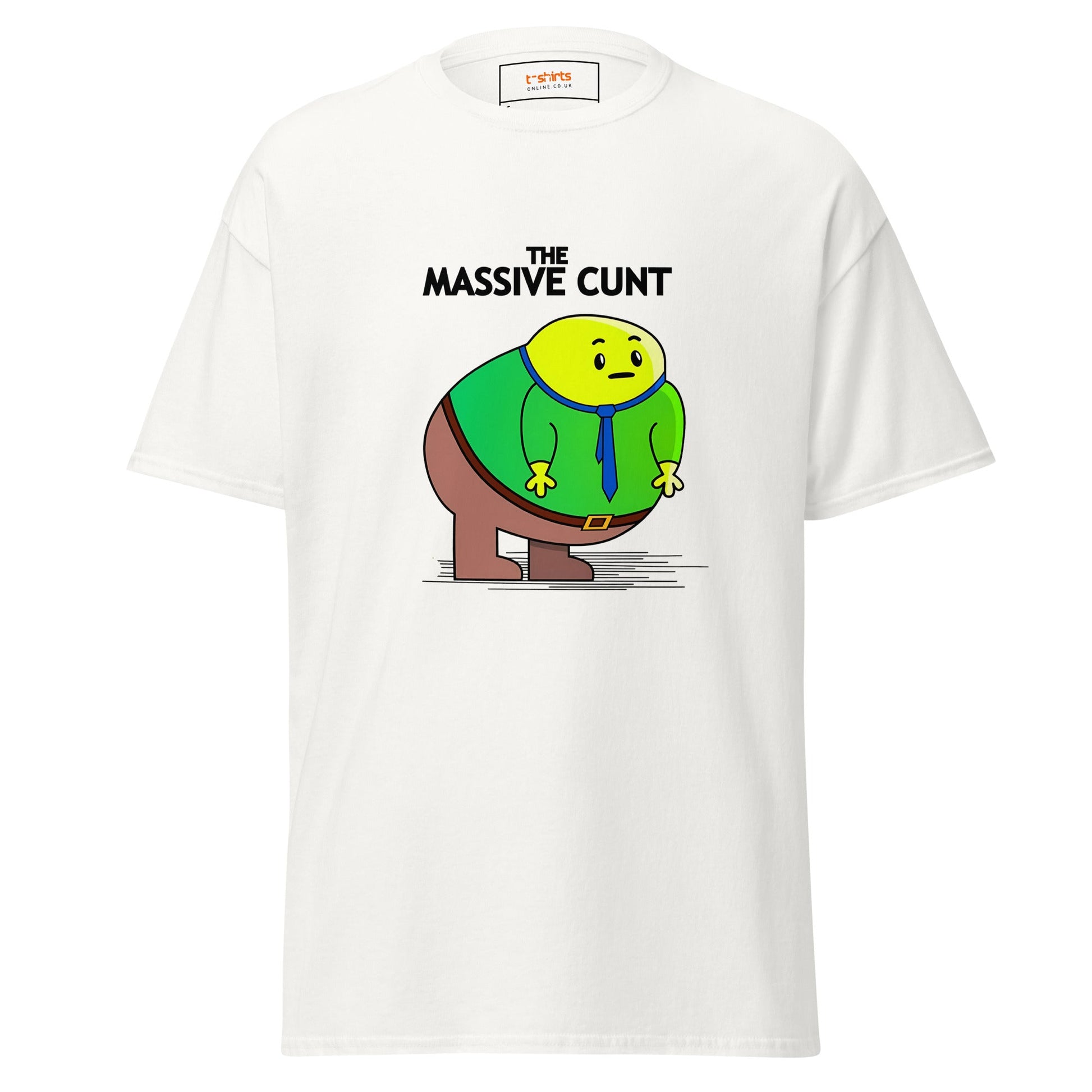 The Massive C#nt | Mr Men Inspired T-Shirt - White - T-Shirts Online