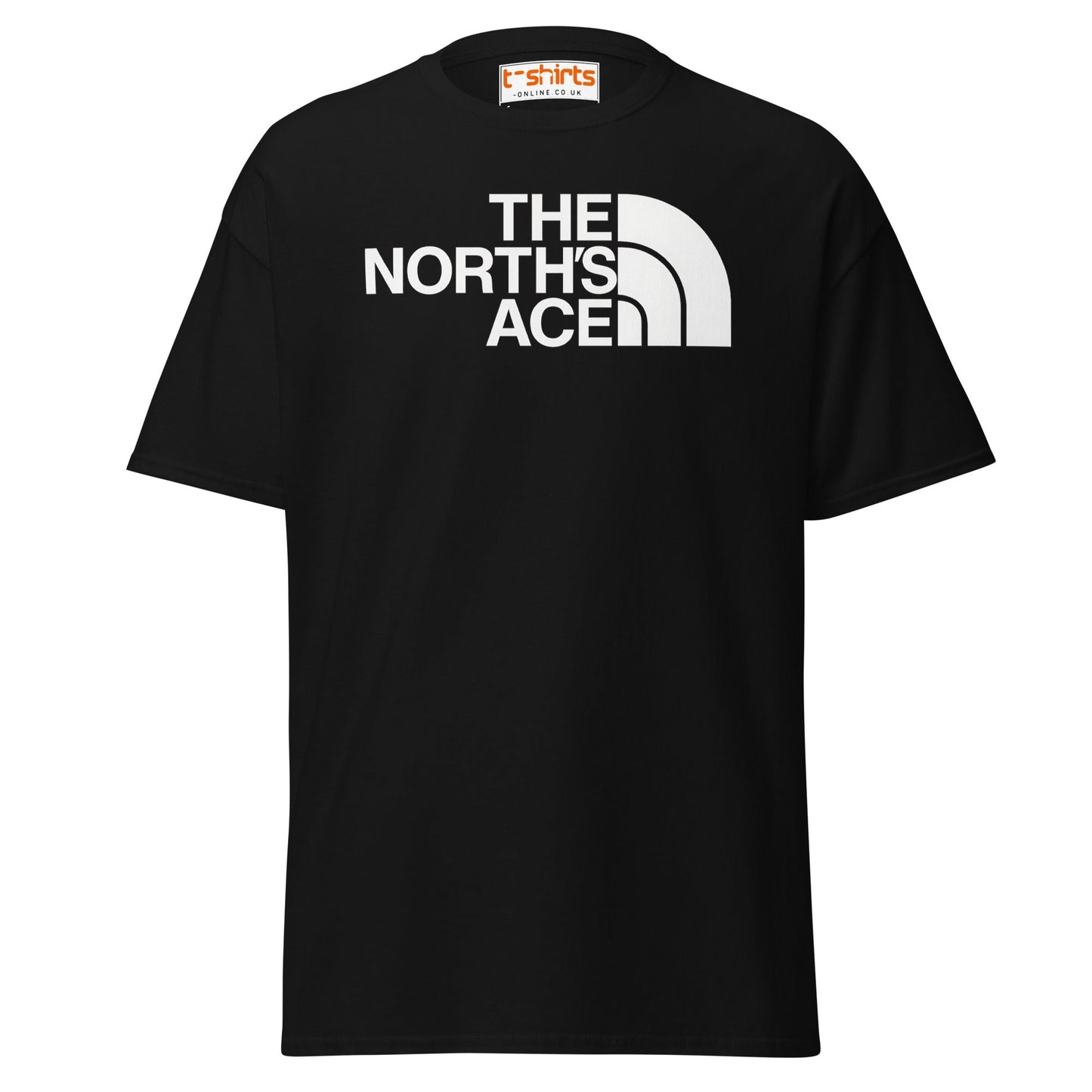 The North’s Ace Funny Parody Logo T-Shirt - Black - T-Shirts Online