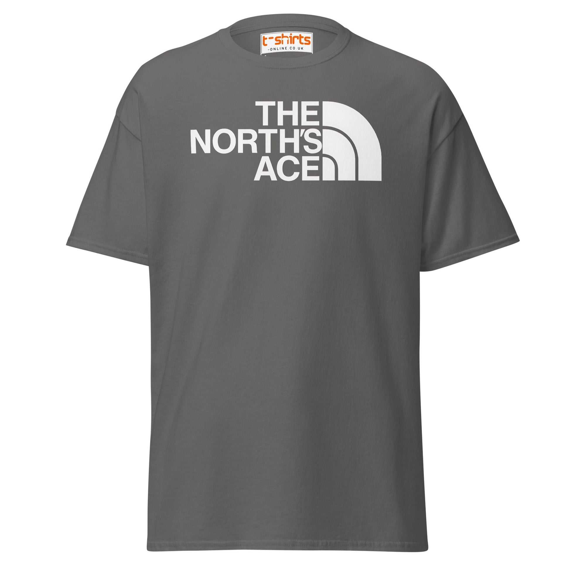 The North’s Ace Funny Parody Logo T-Shirt - Charcoal - T-Shirts Online