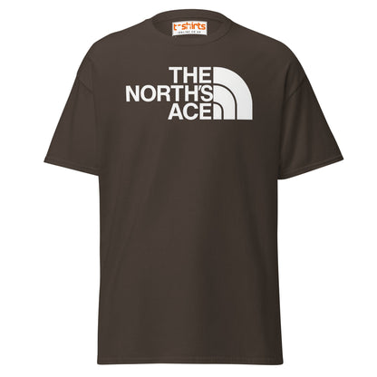 The North’s Ace Funny Parody Logo T-Shirt - Dark Chocolate - T-Shirts Online