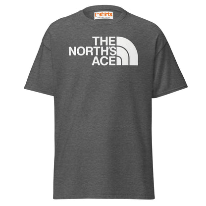 The North’s Ace Funny Parody Logo T-Shirt - Dark Heather - T-Shirts Online