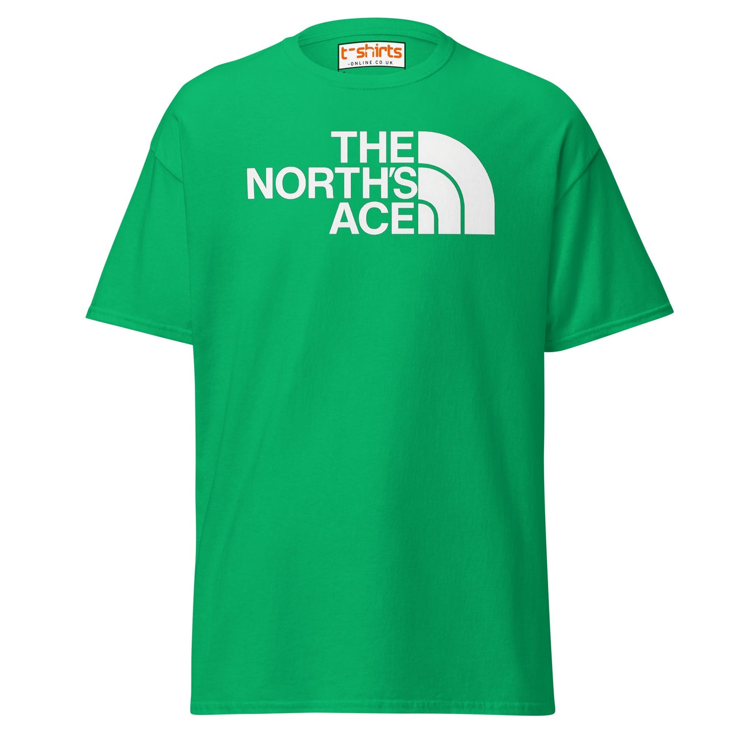 The North’s Ace Funny Parody Logo T-Shirt - Irish Green - T-Shirts Online