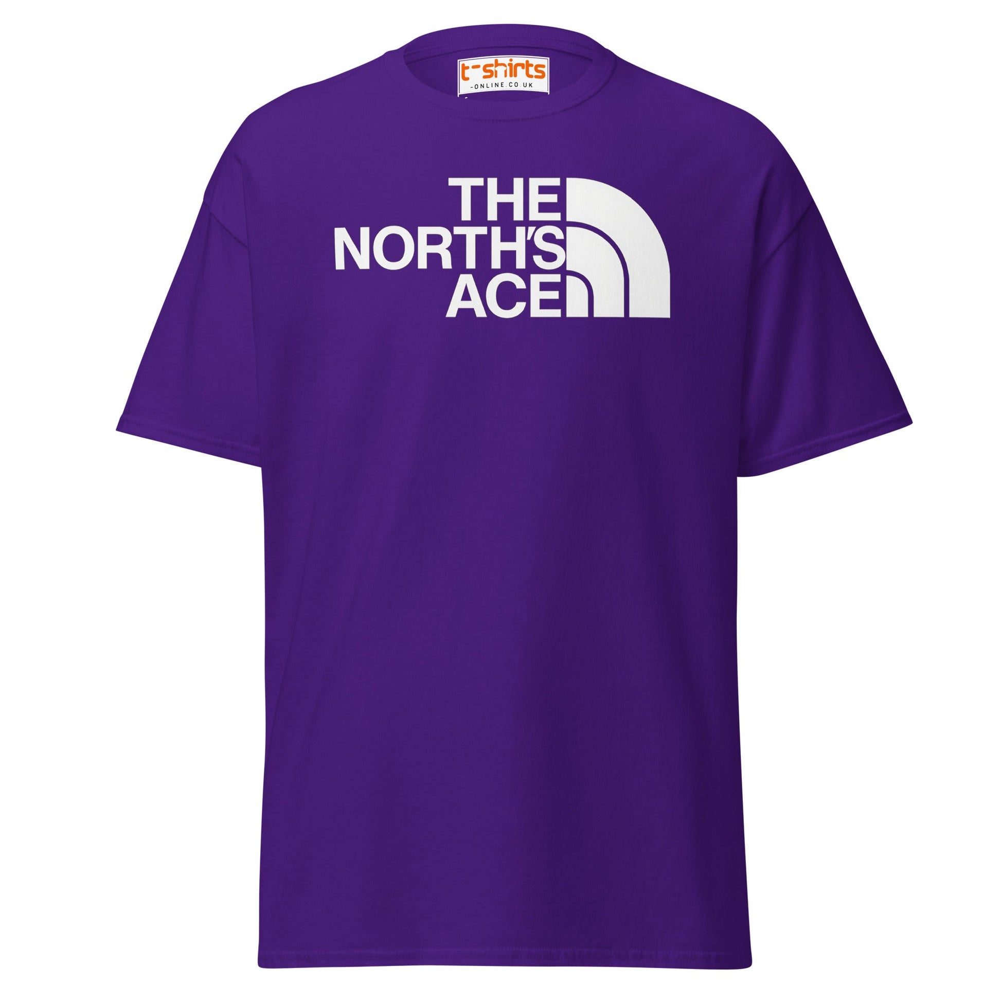 The North’s Ace Funny Parody Logo T-Shirt - Purple - T-Shirts Online