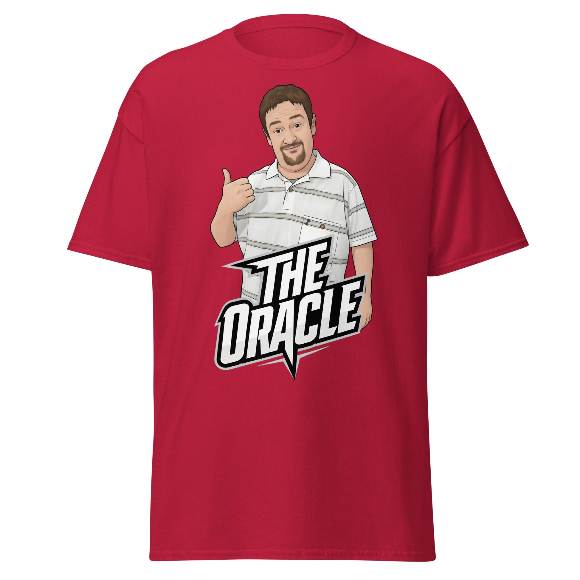 The Oracle Benidorm T-Shirt | Geoff Maltby Funny Fan Tee - Cardinal - T-Shirts Online