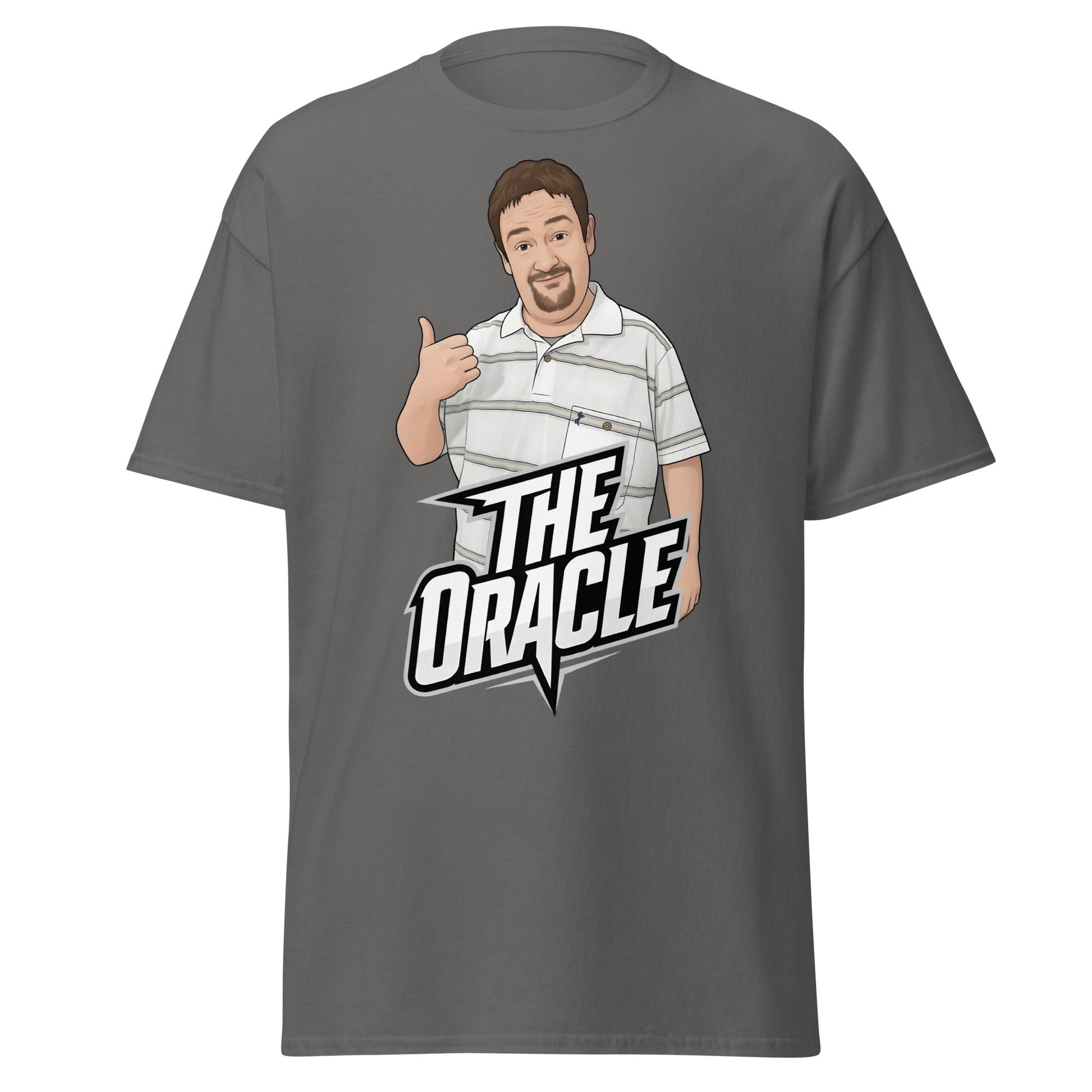 The Oracle Benidorm T-Shirt | Geoff Maltby Funny Fan Tee - Charcoal - T-Shirts Online