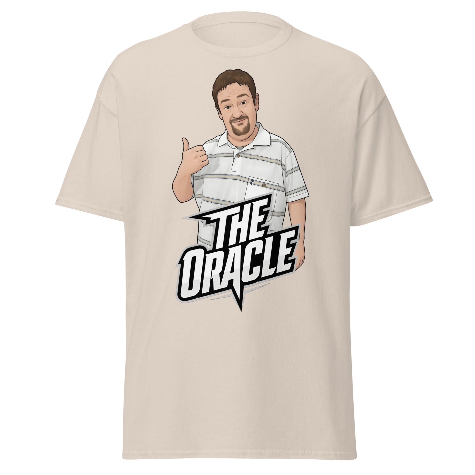 The Oracle Benidorm T-Shirt | Geoff Maltby Funny Fan Tee - Natural - T-Shirts Online