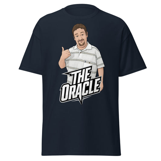 The Oracle Benidorm T-Shirt | Geoff Maltby Funny Fan Tee - Navy - T-Shirts Online
