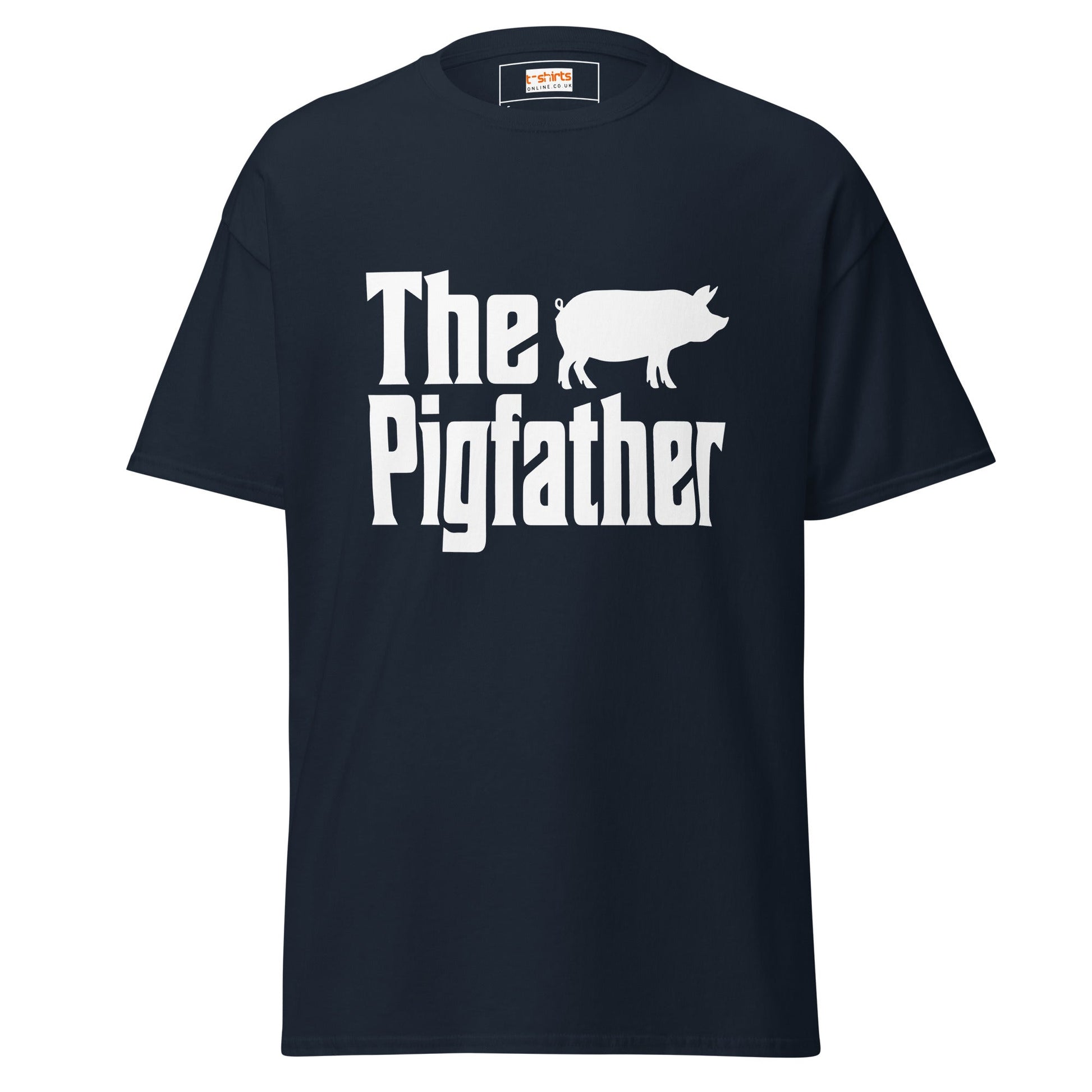 The Pigfather | Farmer T-Shirt - Navy - T-Shirts Online