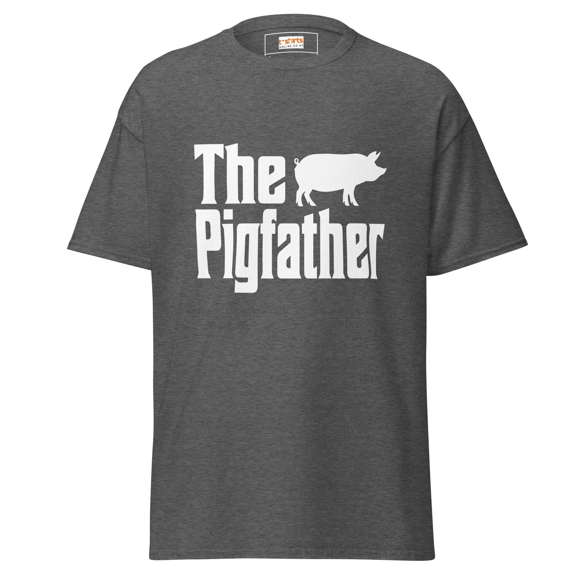 The Pigfather | Farmer T-Shirt - Dark Heather - T-Shirts Online
