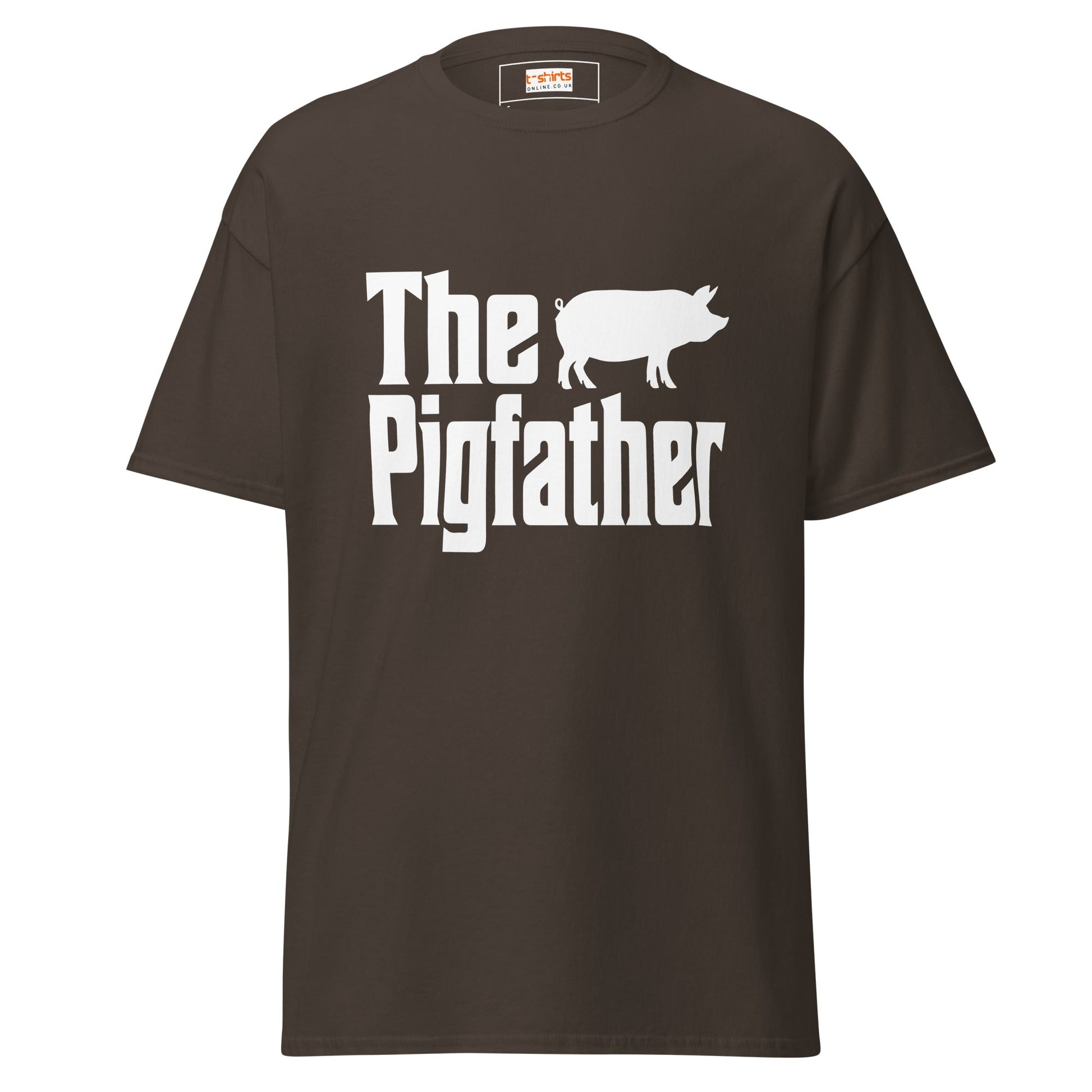 The Pigfather | Farmer T-Shirt - Dark Chocolate - T-Shirts Online