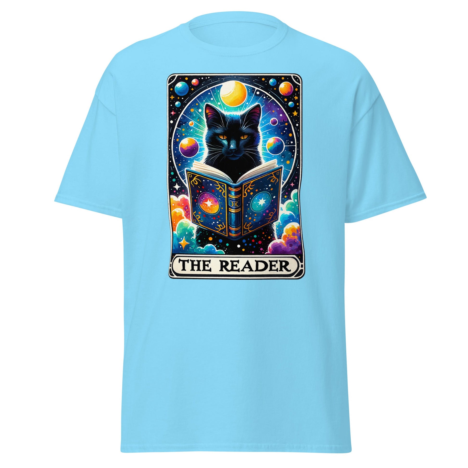 'The Reader' Cat Tarot | Tarot Card T-Shirt - T-Shirts Online