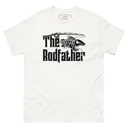 The Rodfather | Men's Fishing T-Shirt - White - T-Shirts Online