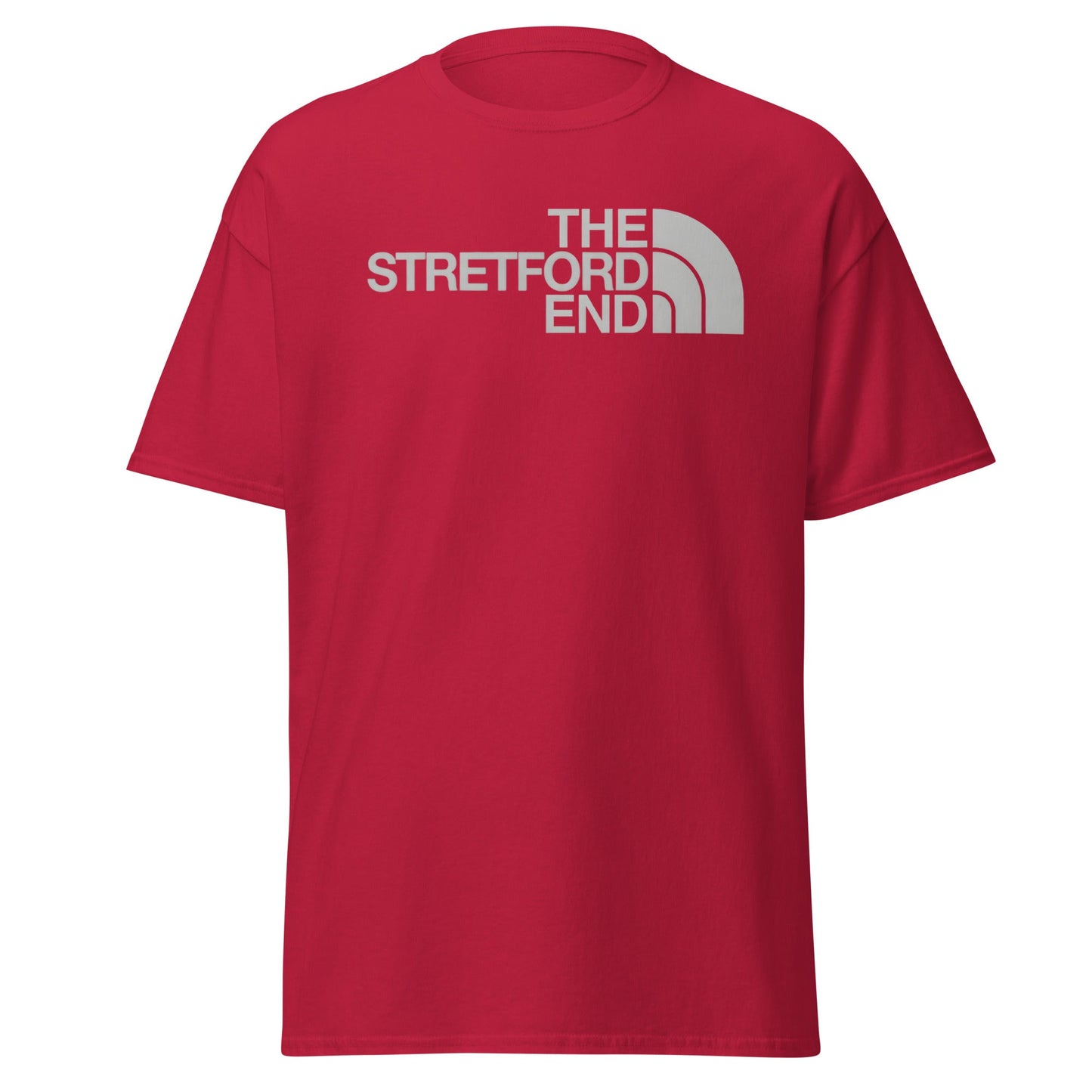 The Stretford End T-Shirt | Manchester Football Fan Tee - Cardinal - T-Shirts Online