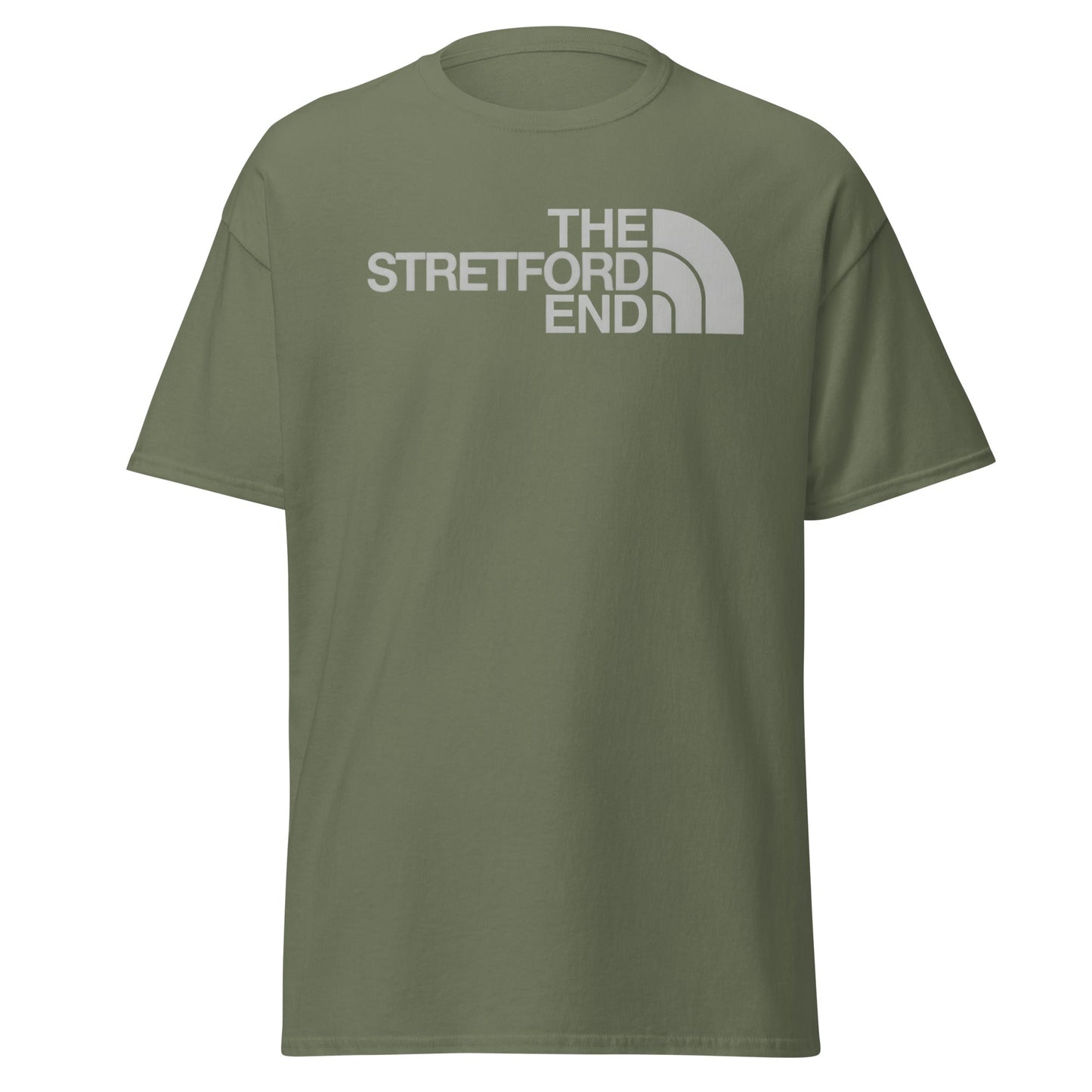 The Stretford End T-Shirt | Manchester Football Fan Tee - Military Green - T-Shirts Online