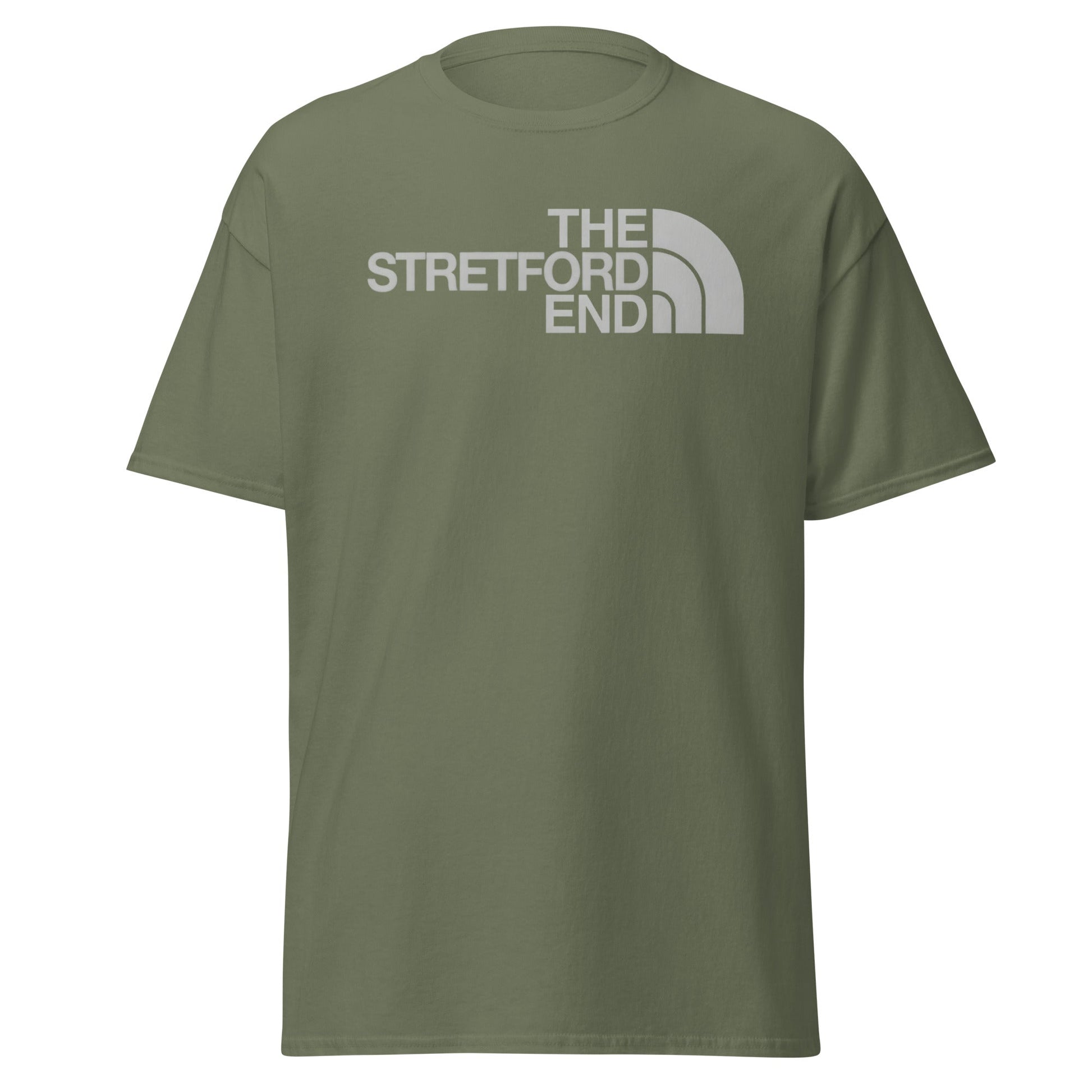 The Stretford End T-Shirt | Manchester Football Fan Tee - Military Green - T-Shirts Online