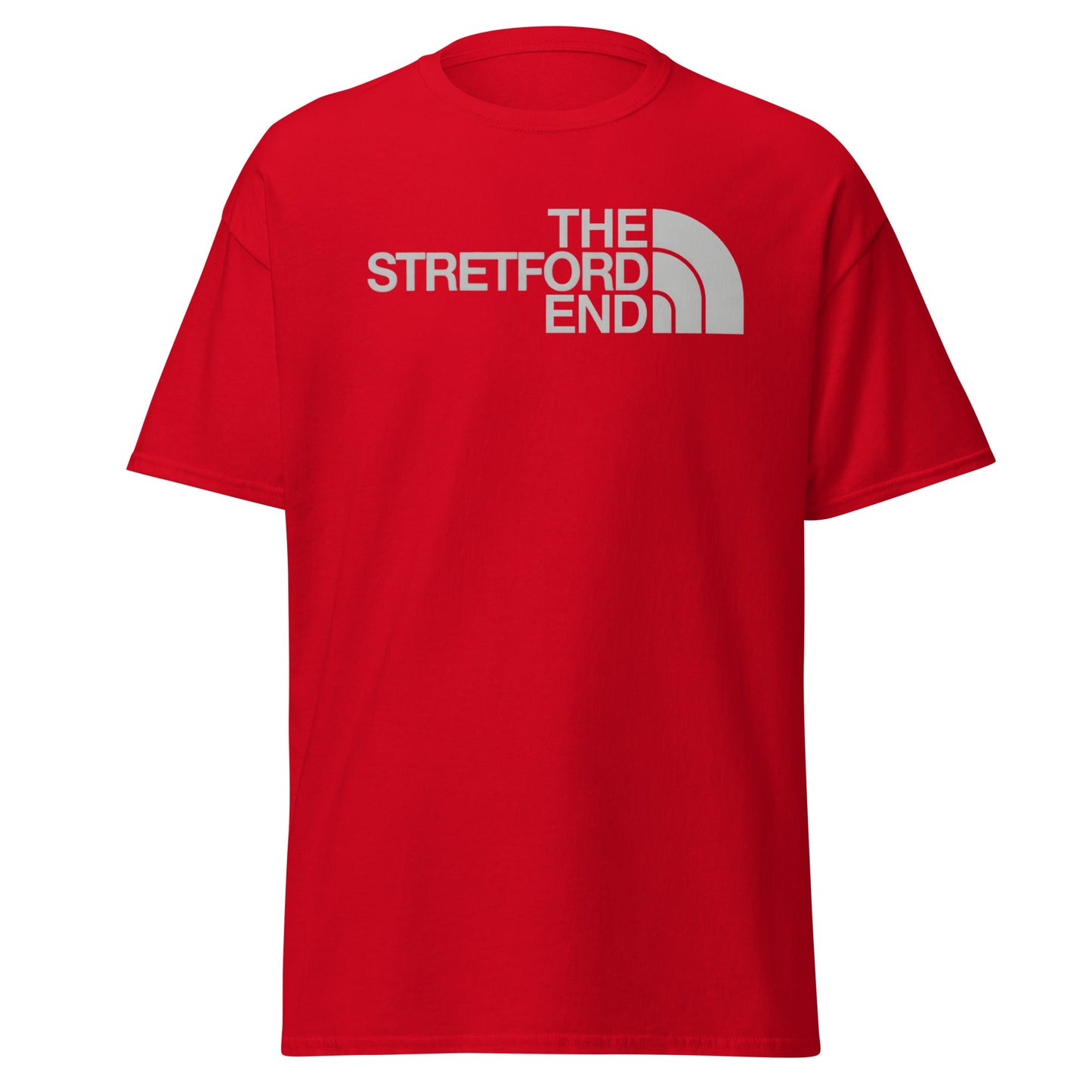The Stretford End T-Shirt | Manchester Football Fan Tee - Red - T-Shirts Online