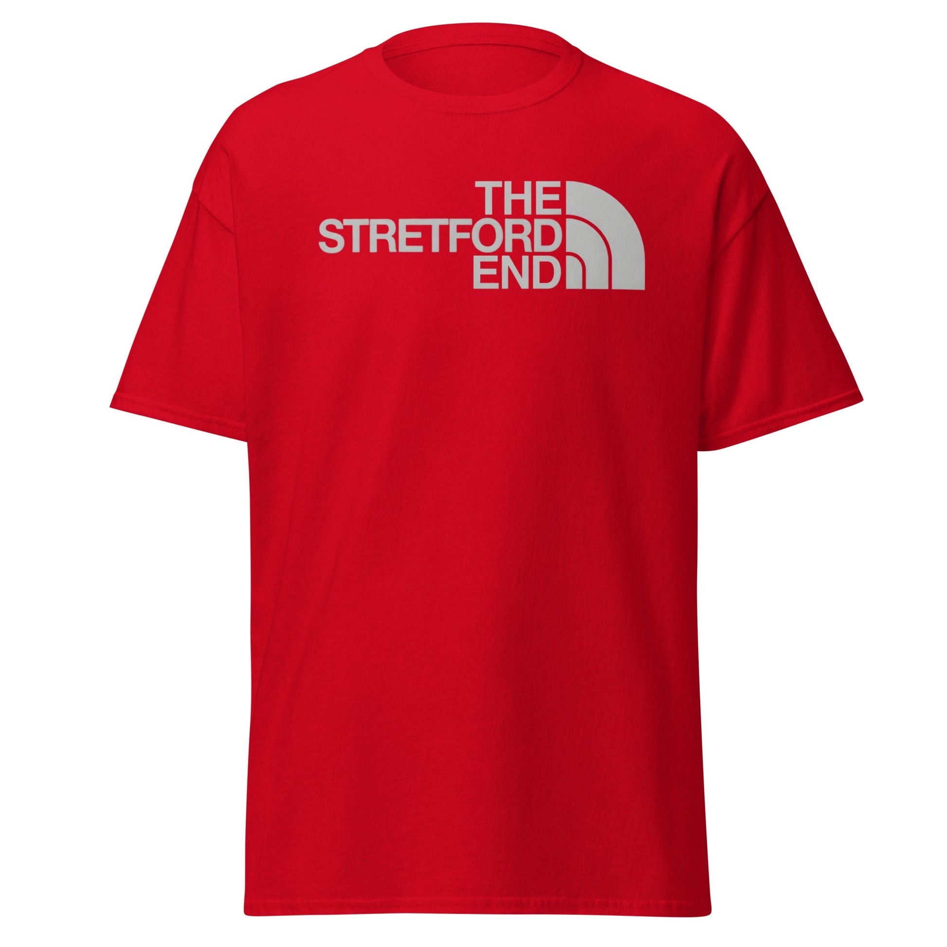 The Stretford End T-Shirt | Manchester Football Fan Tee - Red - T-Shirts Online