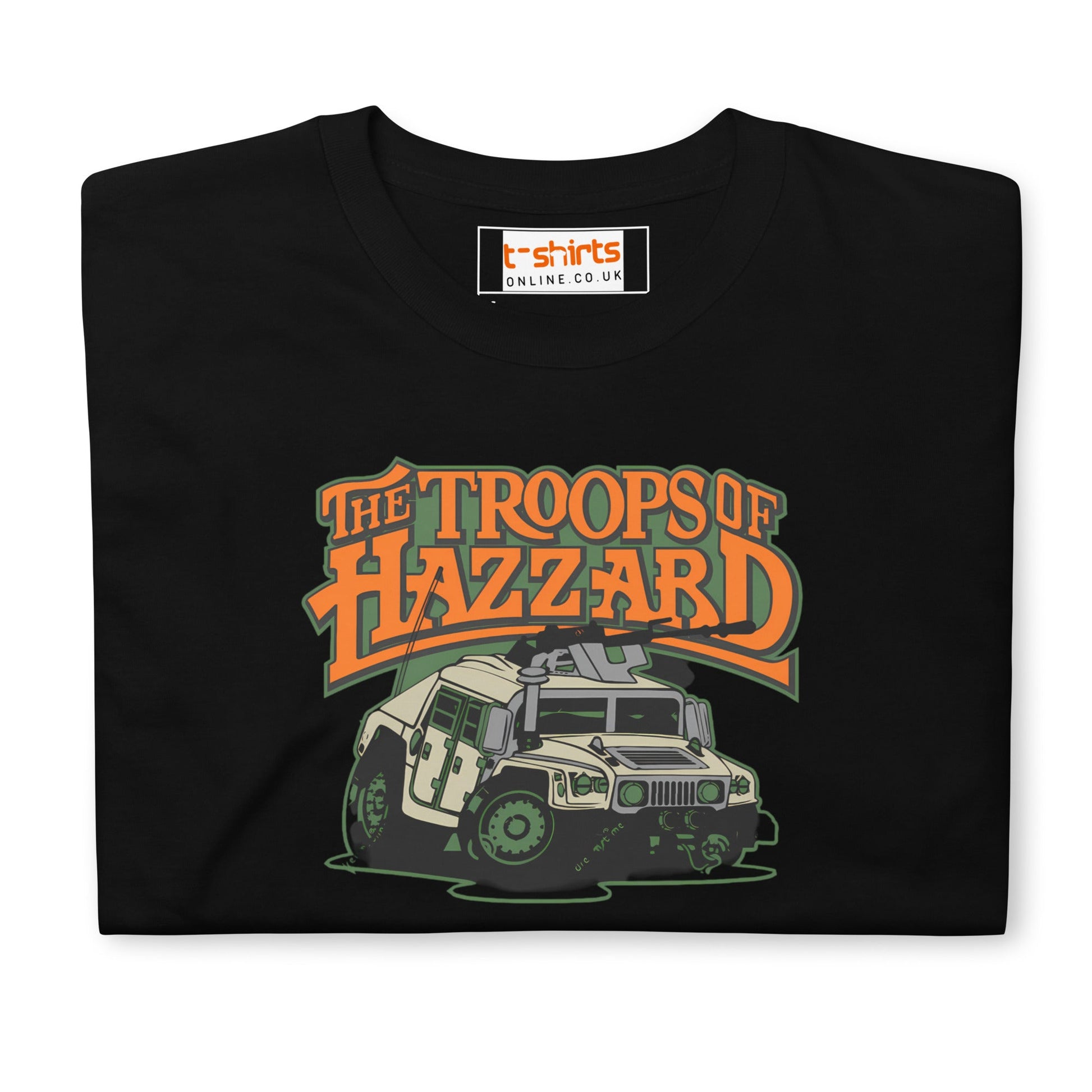 The Troops of Hazzard T-Shirt | Armed Forces T-Shirt - Black - T-Shirts Online