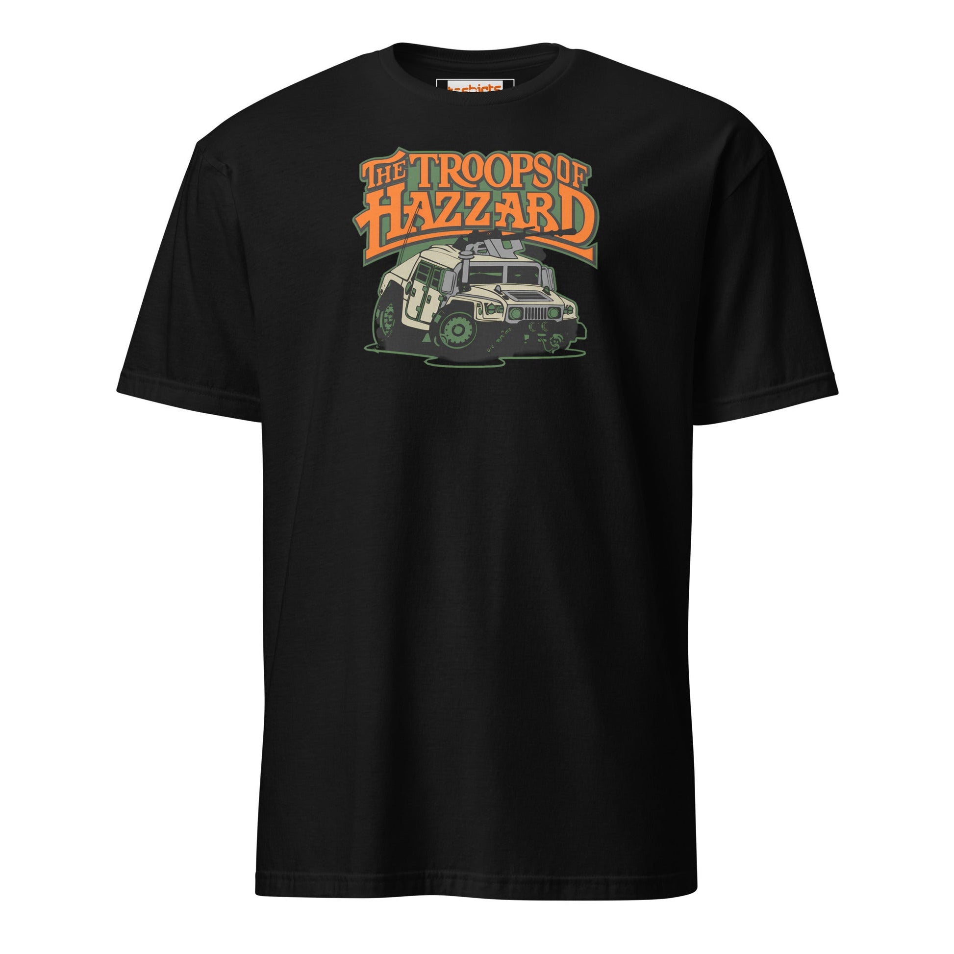 The Troops of Hazzard T-Shirt | Armed Forces T-Shirt - Black - T-Shirts Online