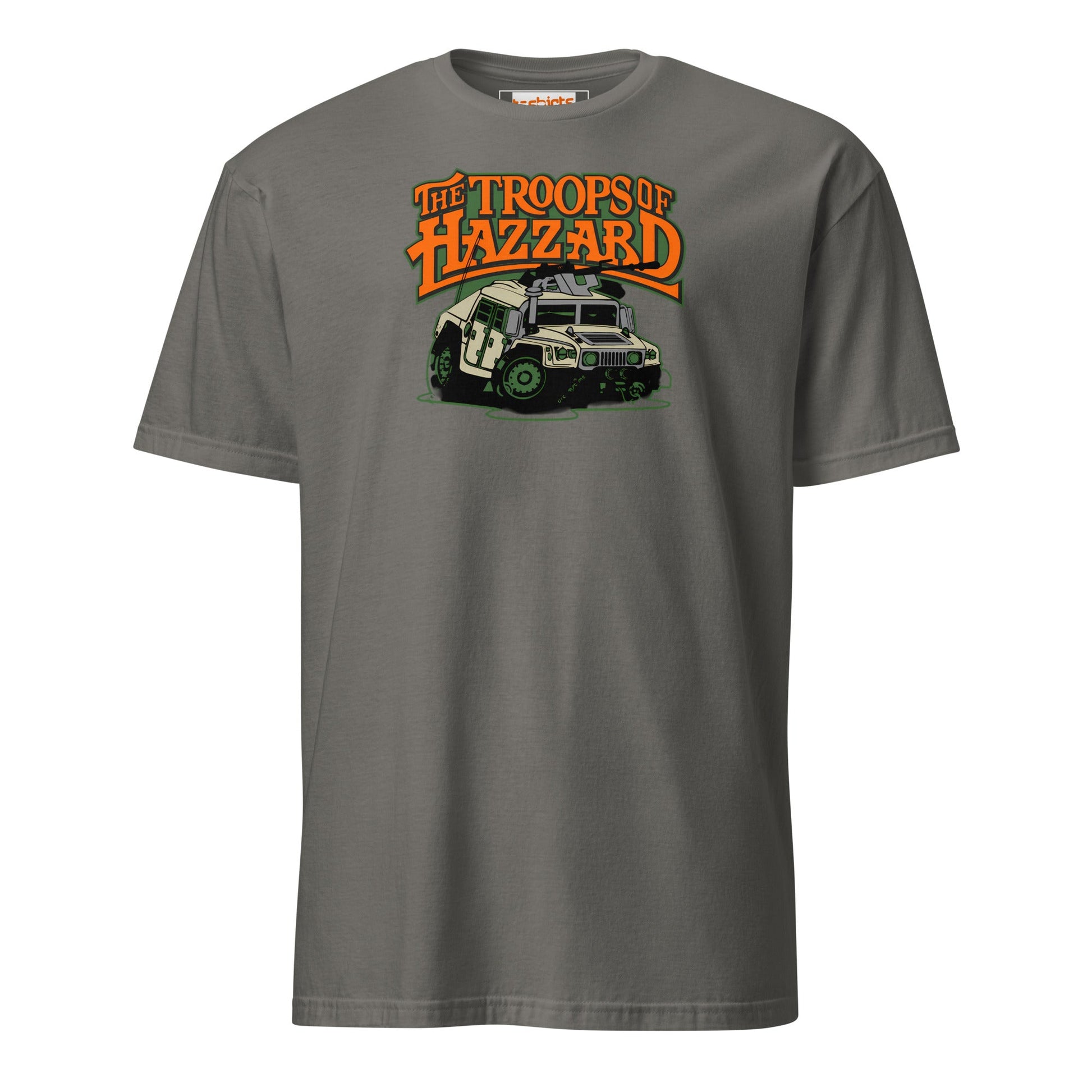 The Troops of Hazzard T-Shirt | Armed Forces T-Shirt - Charcoal - T-Shirts Online