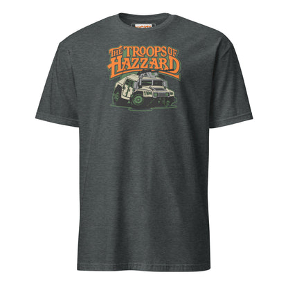 The Troops of Hazzard T-Shirt | Armed Forces T-Shirt - Dark Heather - T-Shirts Online