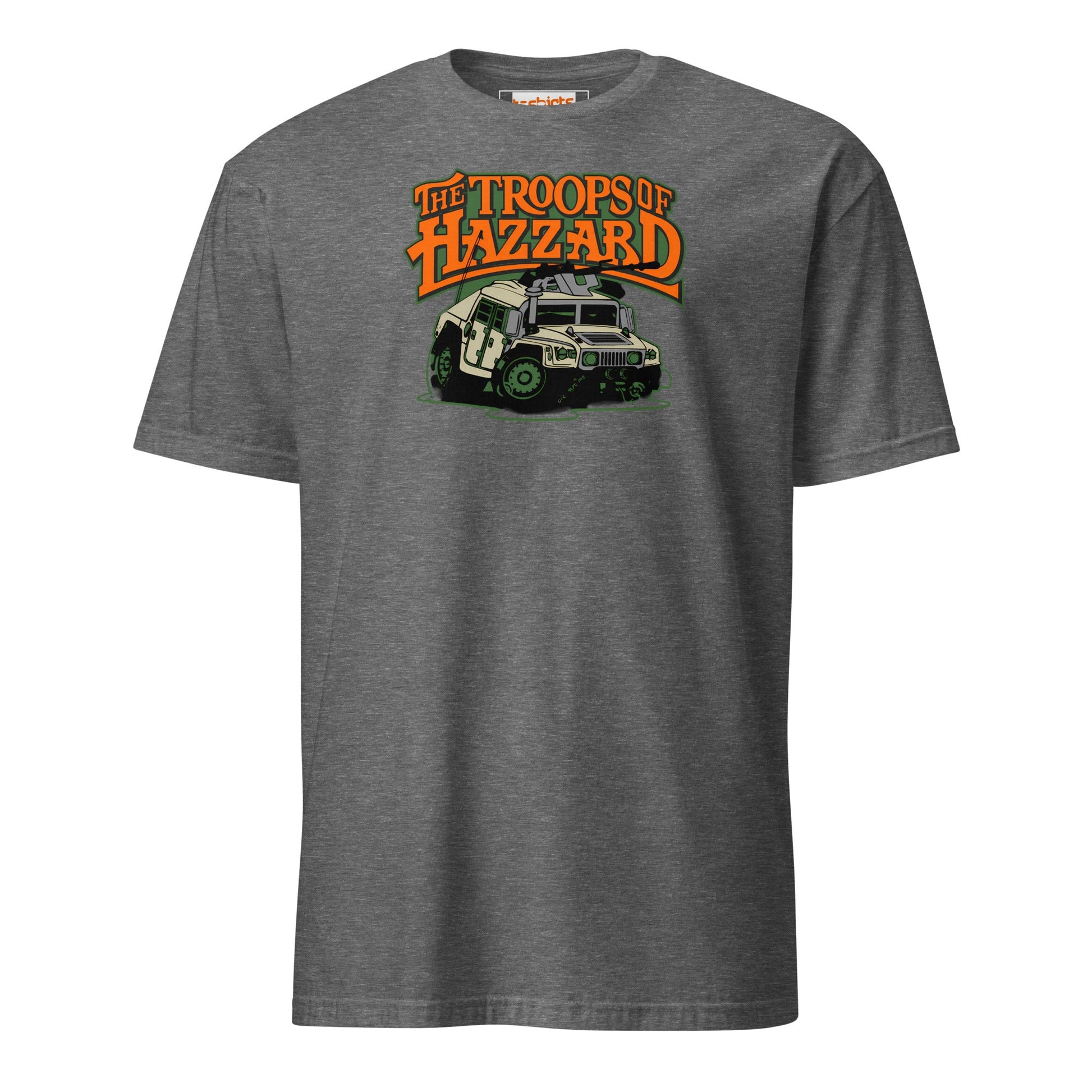 The Troops of Hazzard T-Shirt | Armed Forces T-Shirt - Graphite Heather - T-Shirts Online