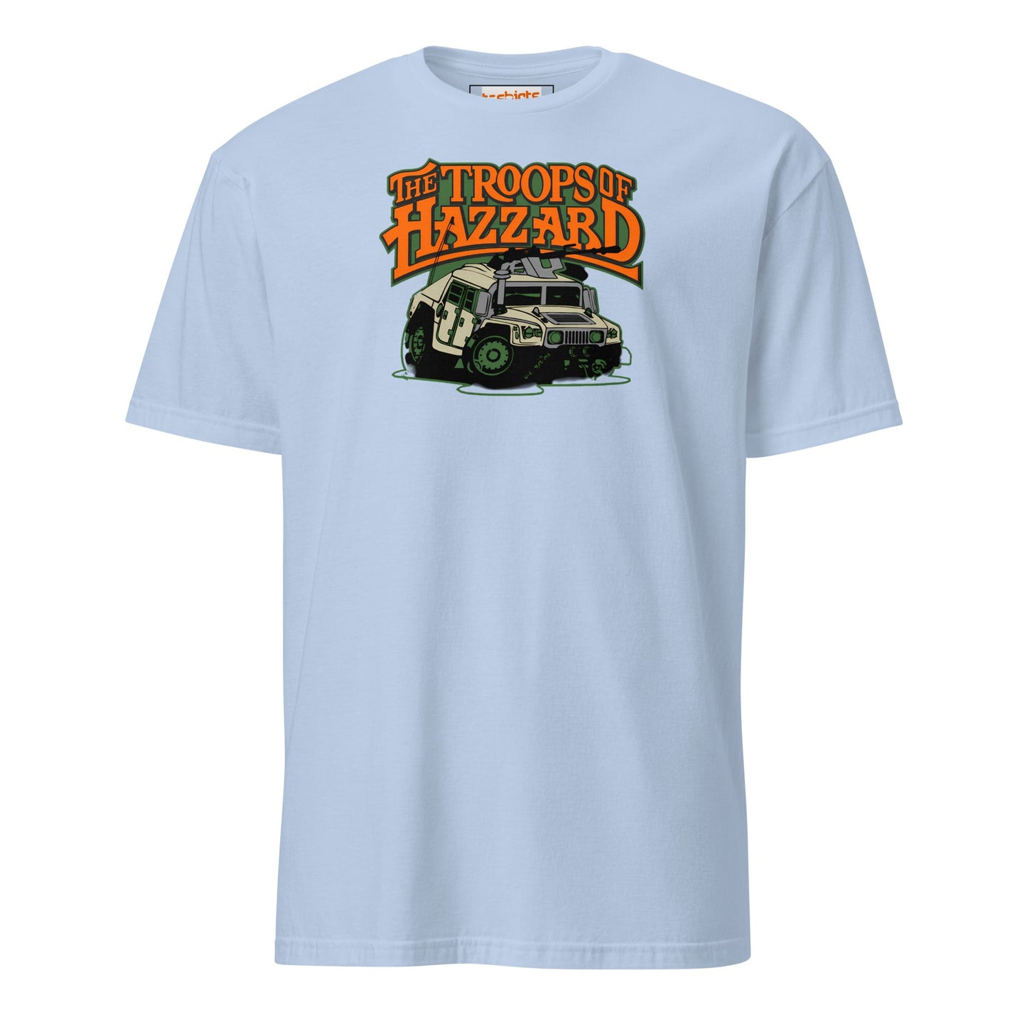 The Troops of Hazzard T-Shirt | Armed Forces T-Shirt - Light Blue - T-Shirts Online