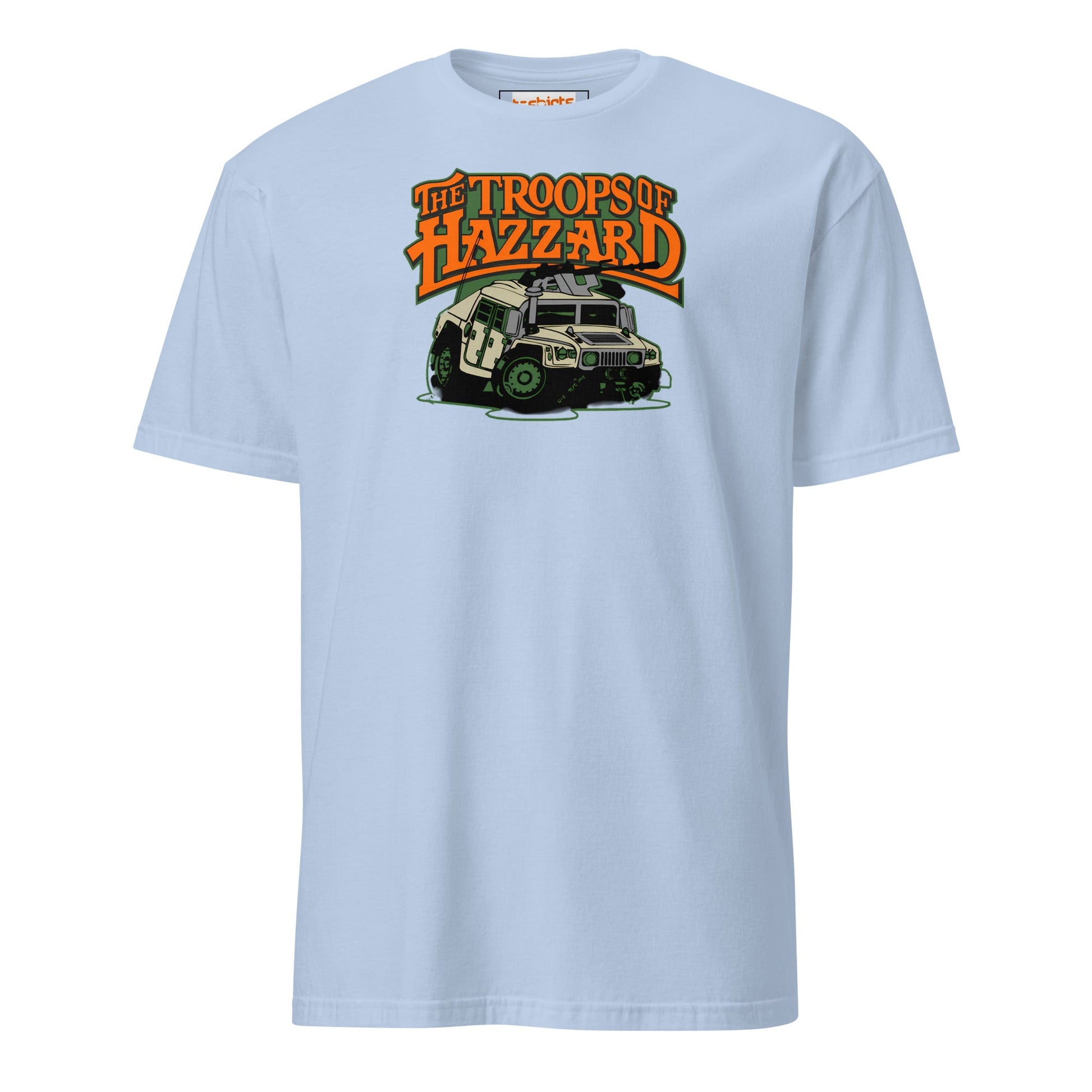 The Troops of Hazzard T-Shirt | Armed Forces T-Shirt - Light Blue - T-Shirts Online